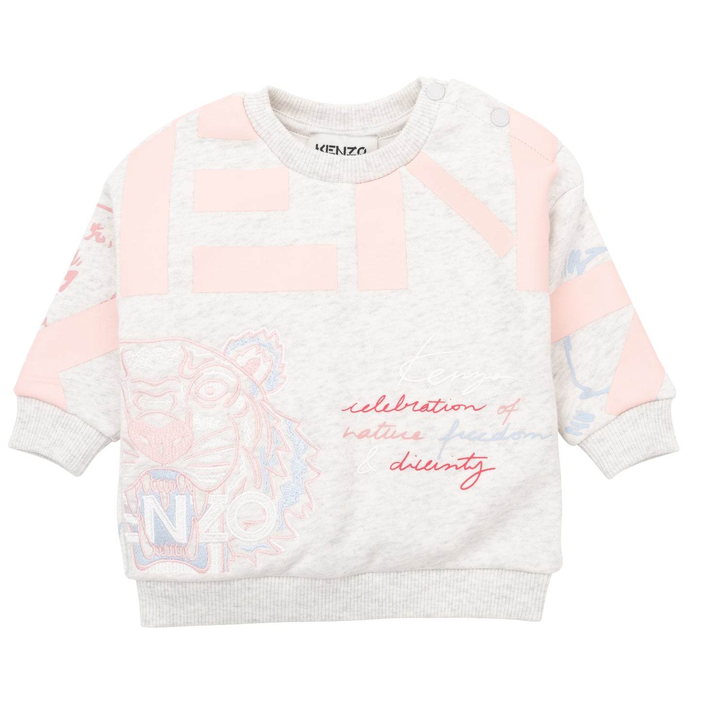 Kenzo Polar Bear & Tiger Printed Sweatshirt