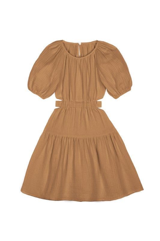 Mipounet Muslin cut out dress