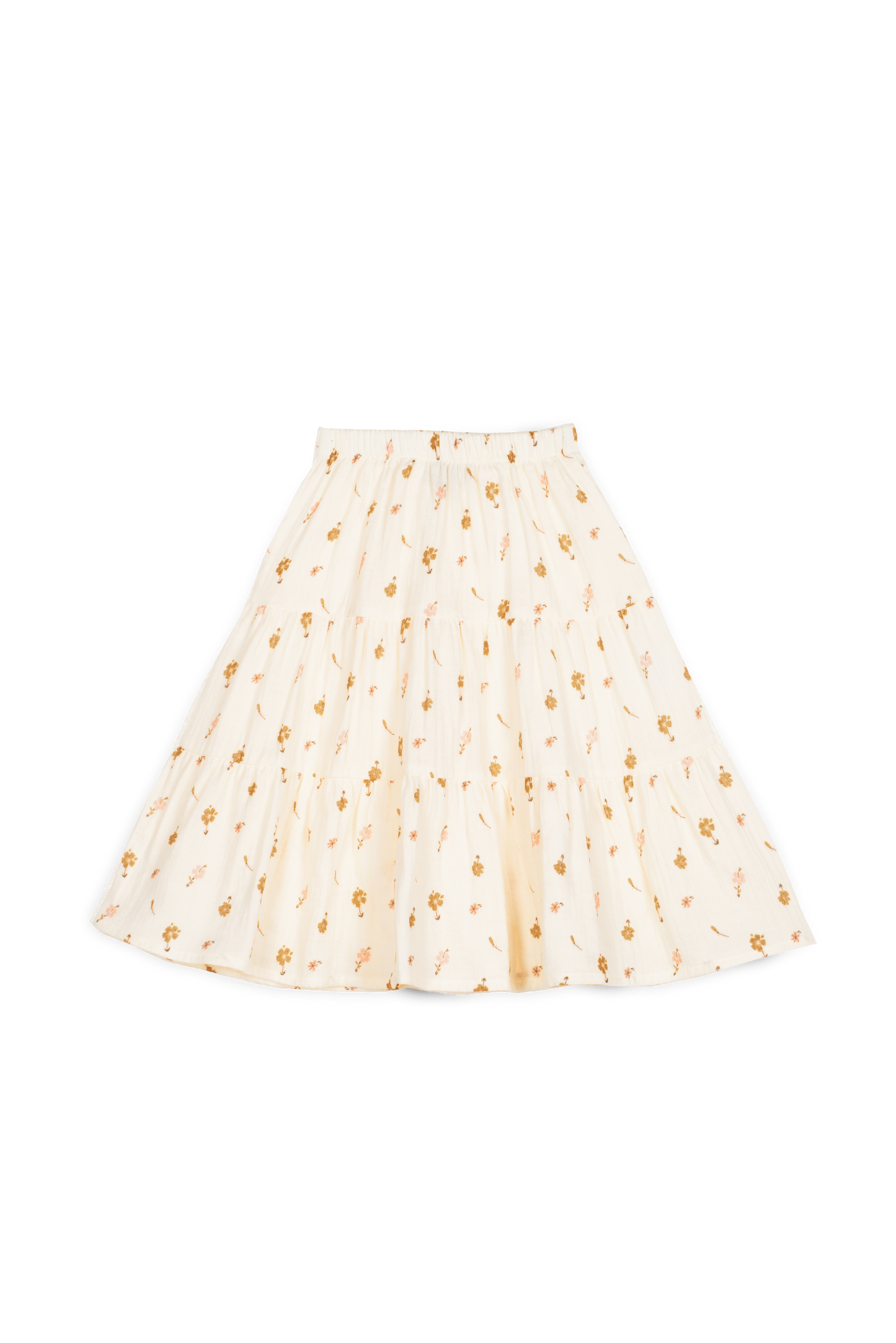 Mipounet Floral Printed Skirt- Pink