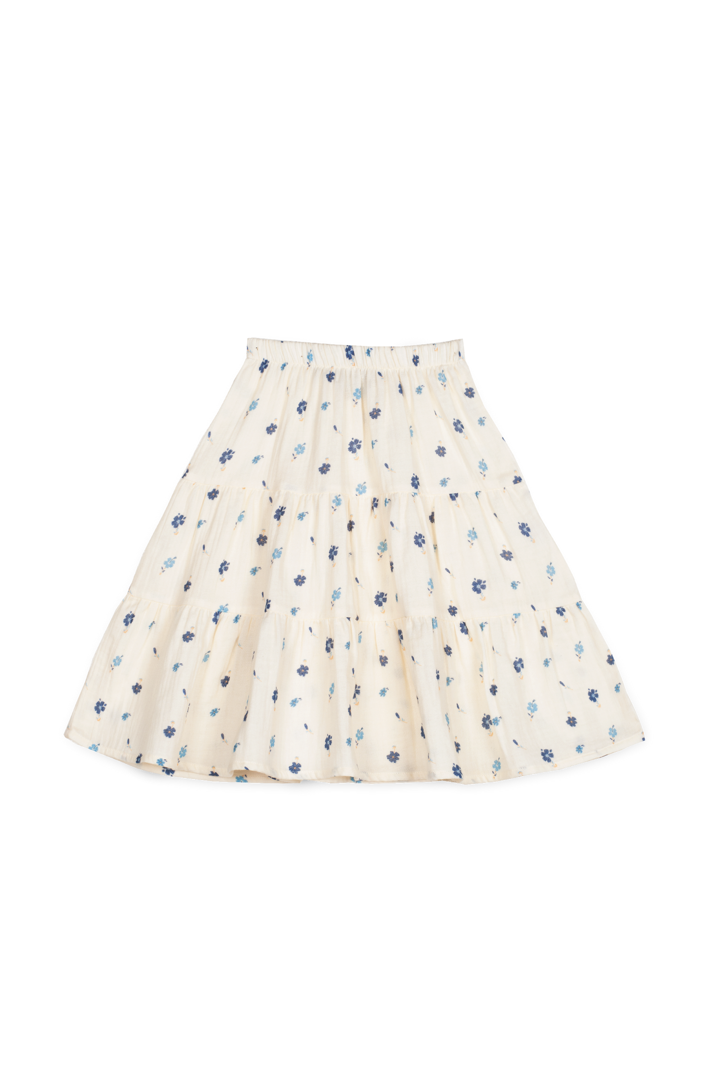 Mipounet Floral Printed Skirt - Blue