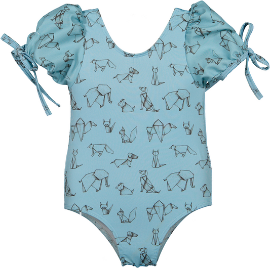 Origami Girls Swimsuit by Paper Boat